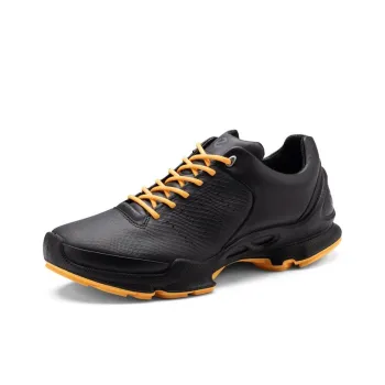 Ecco BIOM C Low Top Trekking Shoes Men's Black Yellow