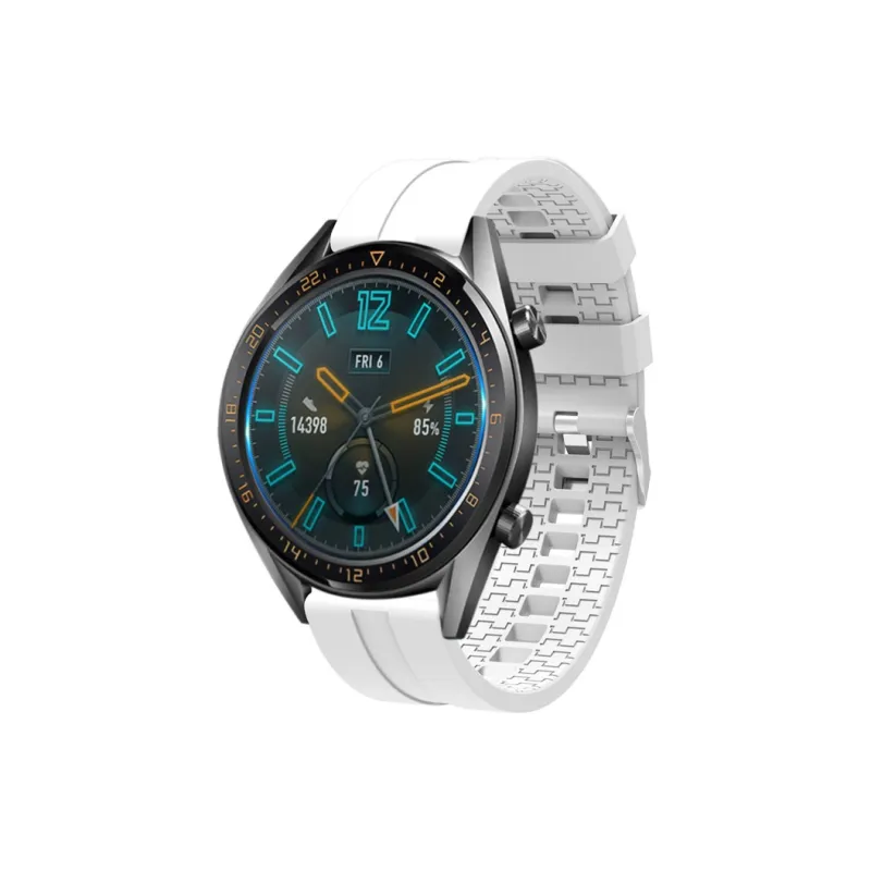 CHRROTA Compatibility Huawei GT3/GT2e Silicone Strap Replacement Fluoroelastomer Strap Watch GT Strap Watch Strap-3