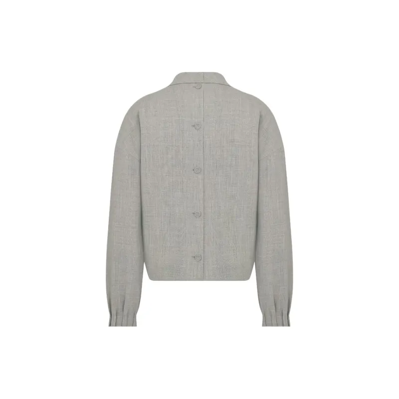 DIOR Button Detailed Crewneck Top-1
