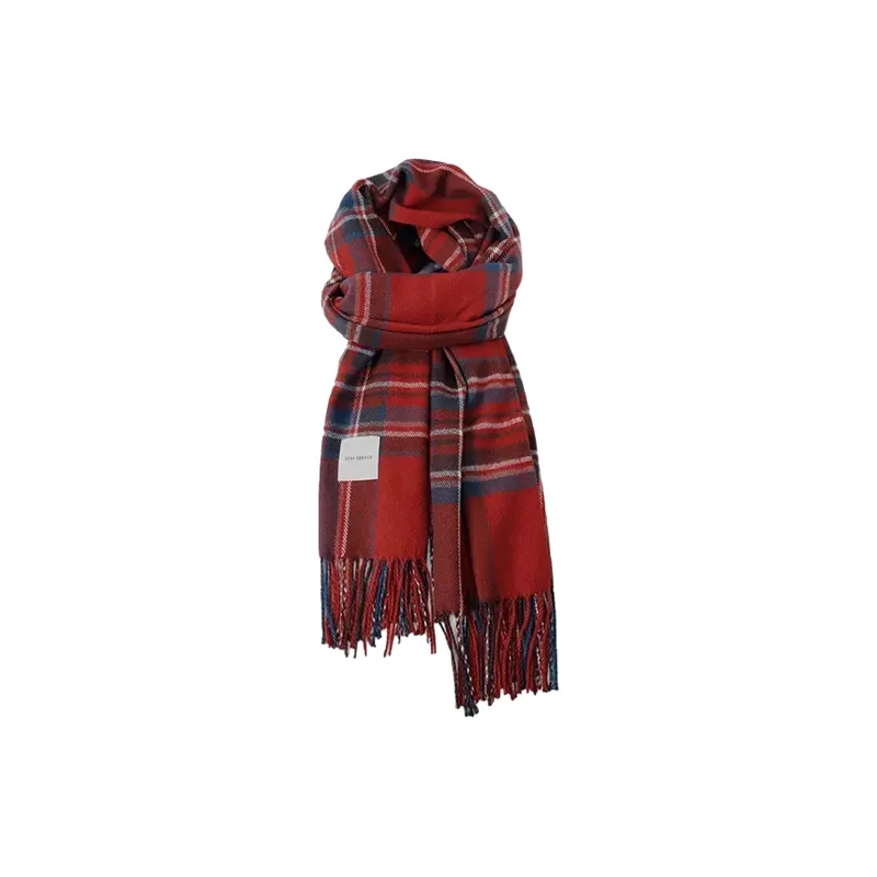 PLAN IN Knit Scarves Unisex-0