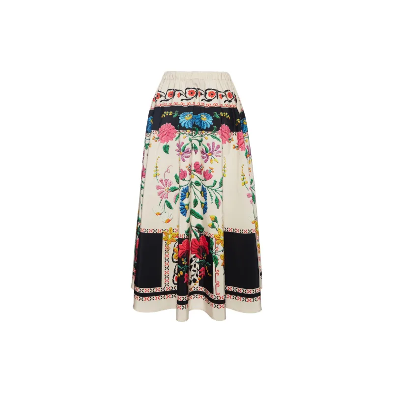 La DOUBLEJ. Casual Long Skirts Women's White-1
