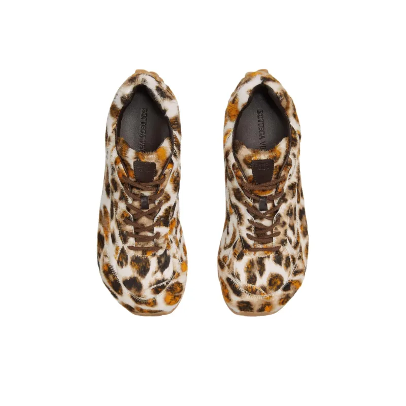 Bottega Veneta Orbit Low Top Casual Shoes Men's Leopard Print-4