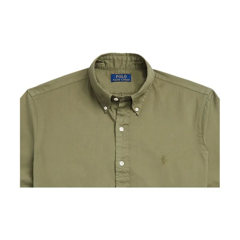 Polo Ralph Lauren SS22 Shirt Men's Army Green-2