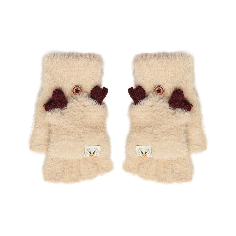 JKEM Polyester Knit Gloves Women's-2