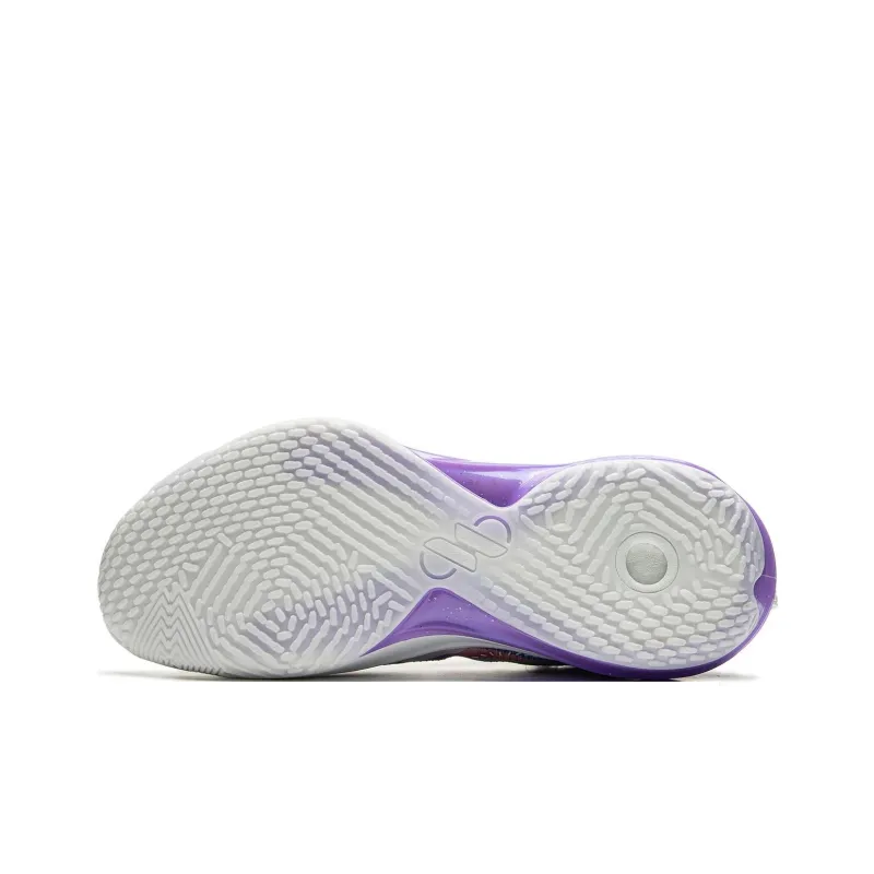 LiNing Flash Strike 11 Supportive And Elastic Low Top Basketball Shoes Men's Blue Purple-5