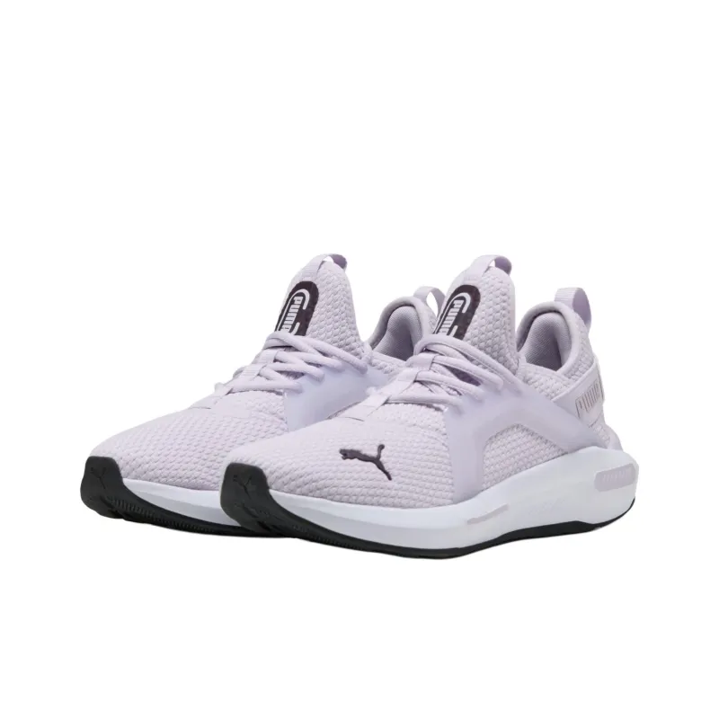 PUMA Softride Anti Slip Wear Resistant Low Top Running Shoes Women's Light Purple-2