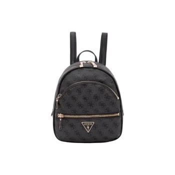 GUESS Artificial Leather Backpack Medium Size Women's Dark Gray