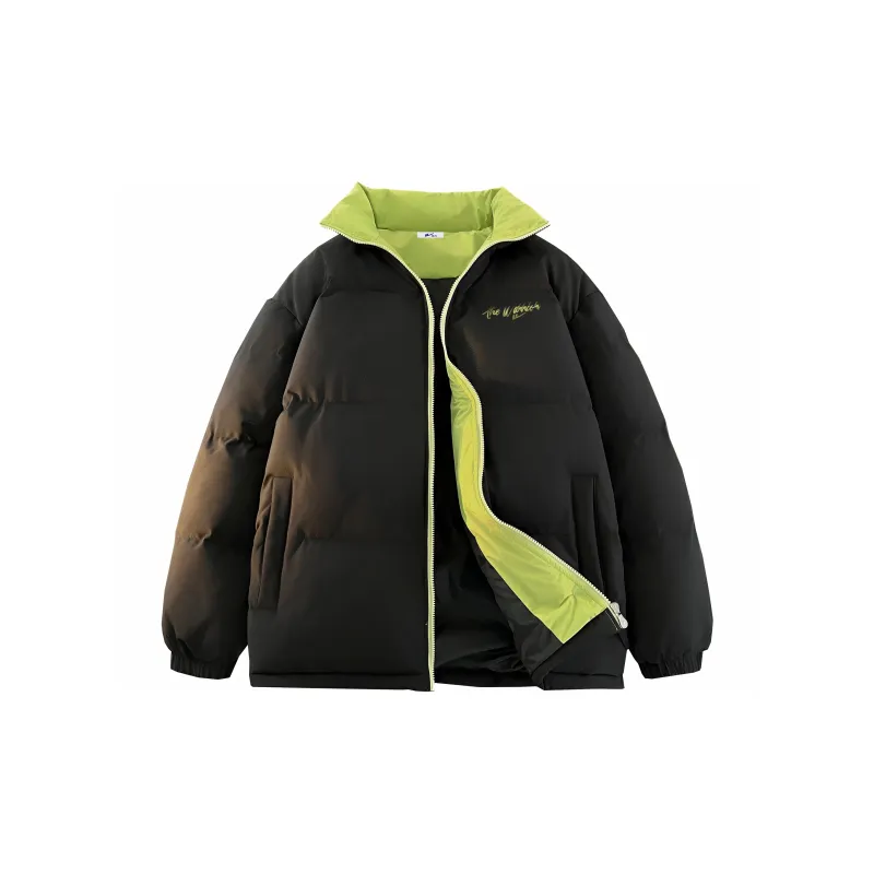 Warrior Ride The Wind Collection Open Ended Smile Collection Puffer Jacket Unisex-11