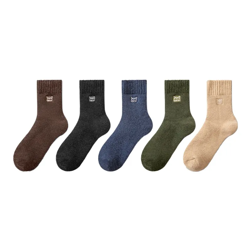MIIOW Mid Calf Socks Unisex 5 Pack-24