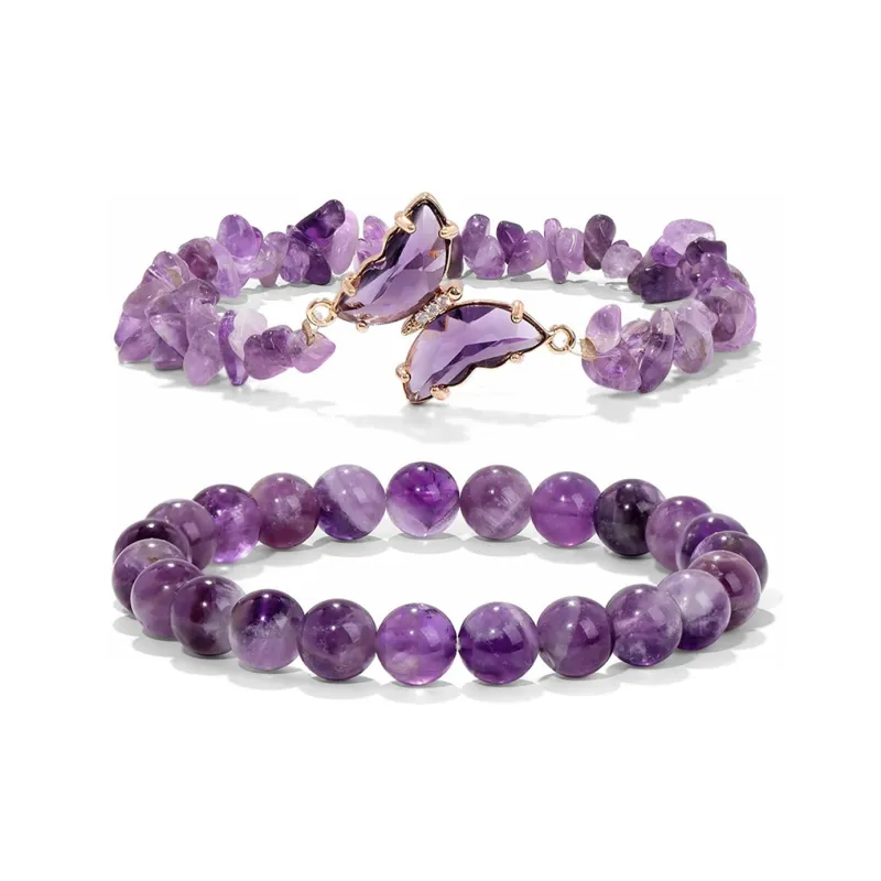 HOLLY RYAN Crystal New Chinese Style Auspicious Butterfly Beaded Bracelet Women's-5