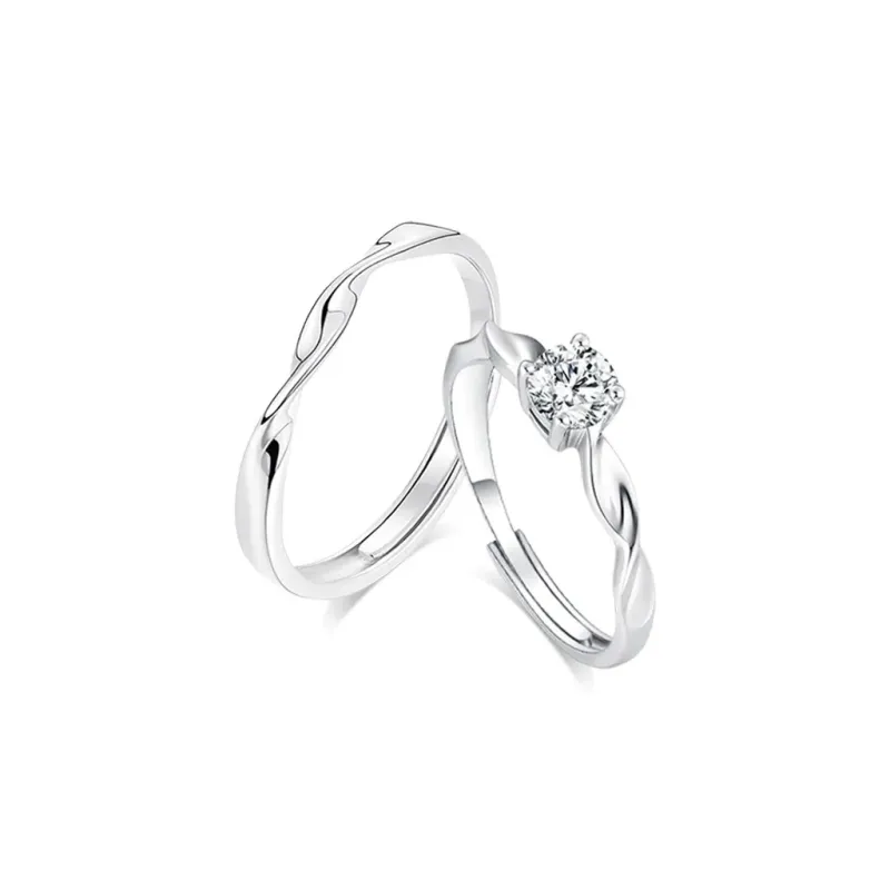 LUCA Sterling Silver Rings Unisex Box #Sweet Love Confession-0