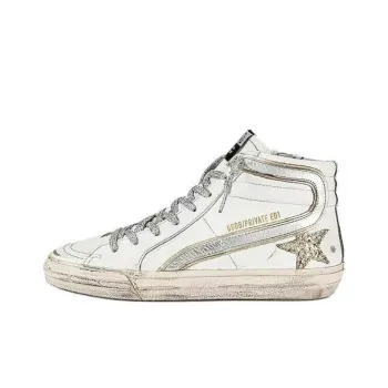 REVOLVE x Golden Goose Slide High-Top Skateboard Shoes Women's White