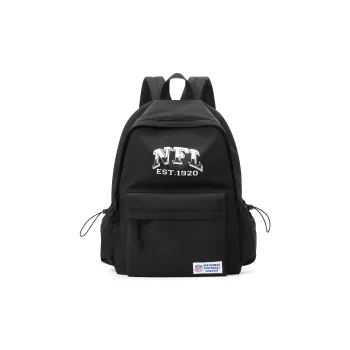 NFL Fabric Backpack Laptop Backpack Regular Unisex Black