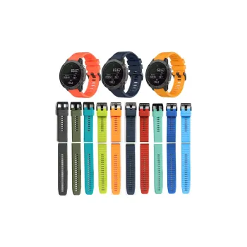 CHRROTA Watch Band Garmin Compatibility Silicone Material