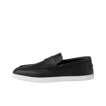 HERMES Loafers Men Black