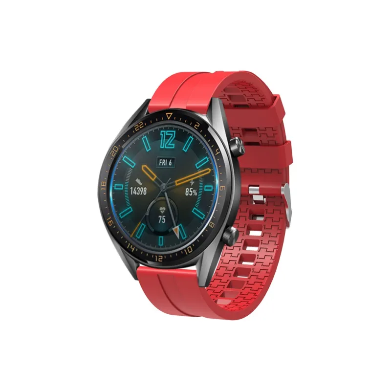 CHRROTA Compatibility Huawei GT3/GT2e Silicone Strap Replacement Fluoroelastomer Strap Watch GT Strap Watch Strap-5