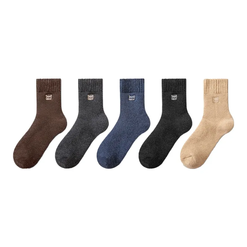 MIIOW Mid Calf Socks Unisex 5 Pack-48
