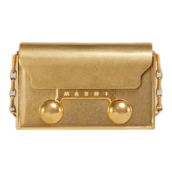 MARNI Brass Handbag Women's Gold