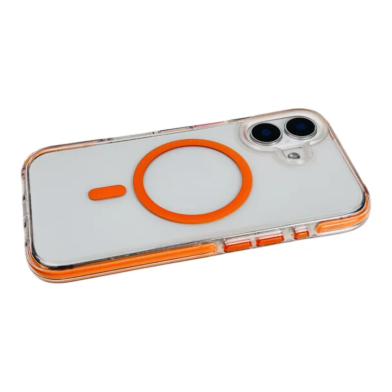 Wei Xin Acrylic Material Transparent Magnetism Phone Cases Compatible With IPhone 16/15 Pro Max/Apple 13/14 Pro/Max-7