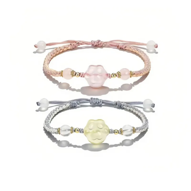 CANDY PLANET Colored Glaze Bracelets Unisex-4