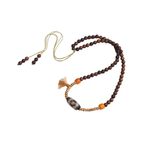 Zheng Baifu Padauk Wooden Necklaces Unisex