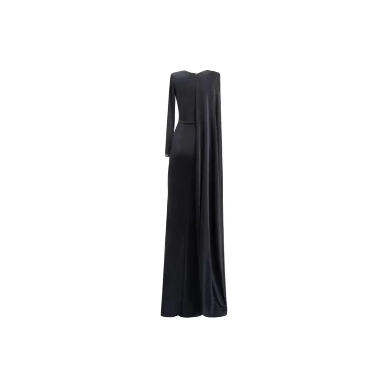 Gemy Maalouf Long-Sleeved Dresses Women's Black-1