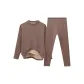 662 Mock Neck Coffee Men's