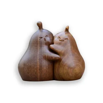 Finger Carpenter Green Sandalwood Wooden Ornaments Unisex