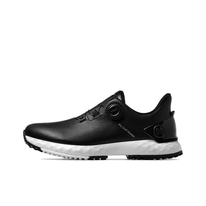 PGM Cushioning Wear-Resistant Low-Top Golf Shoes Men's Obsidian Black-0