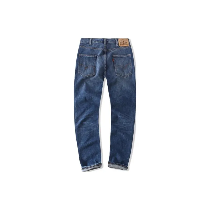 Levi's Jeans Men's Washed Blue Orange-1