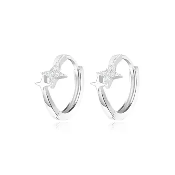 May10th S925 Silver Stud Stud Earrings Women's