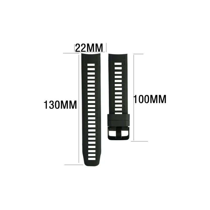 CHRROTA Compatibility Garmin Instinct Strap Replacement Watch Instinct 2 Silicone Strap 22mm Watch Strap-4