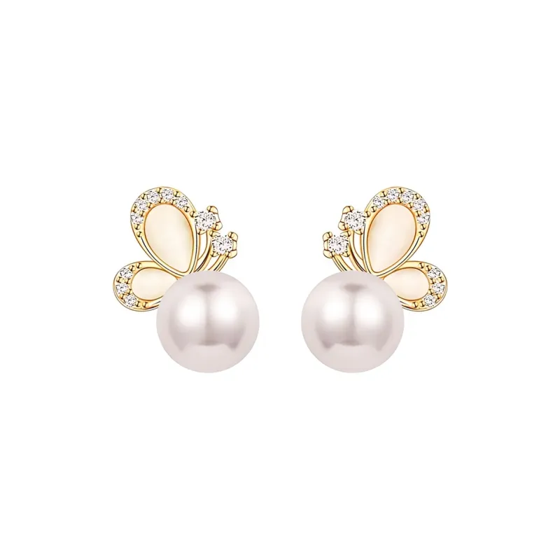 SUNFEEL Freshwater Pearl Stud Earrings Women's-0