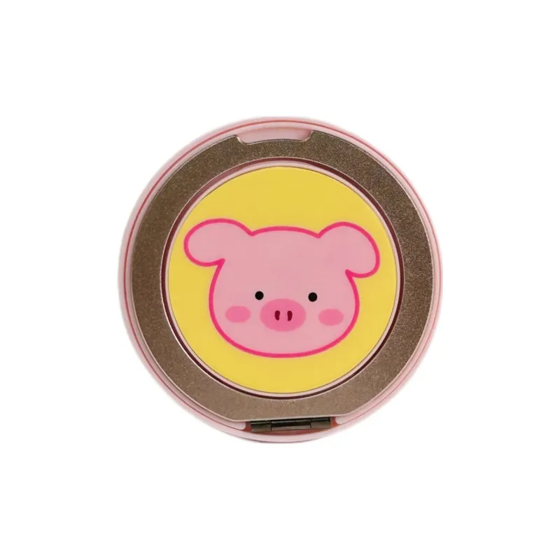 Wei Xin Acrylic Material Pink Pig Magnetic Stand Phone Cases Compatible With IPhone 16/15 Pro Max/Apple 13/14 Pro/Max-4