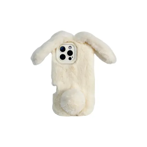 Wei Xin Plush Material Plush Bunnies Phone Cases Compatible With IPhone 16/15 Pro Max/Apple 13/14 Pro/Max
