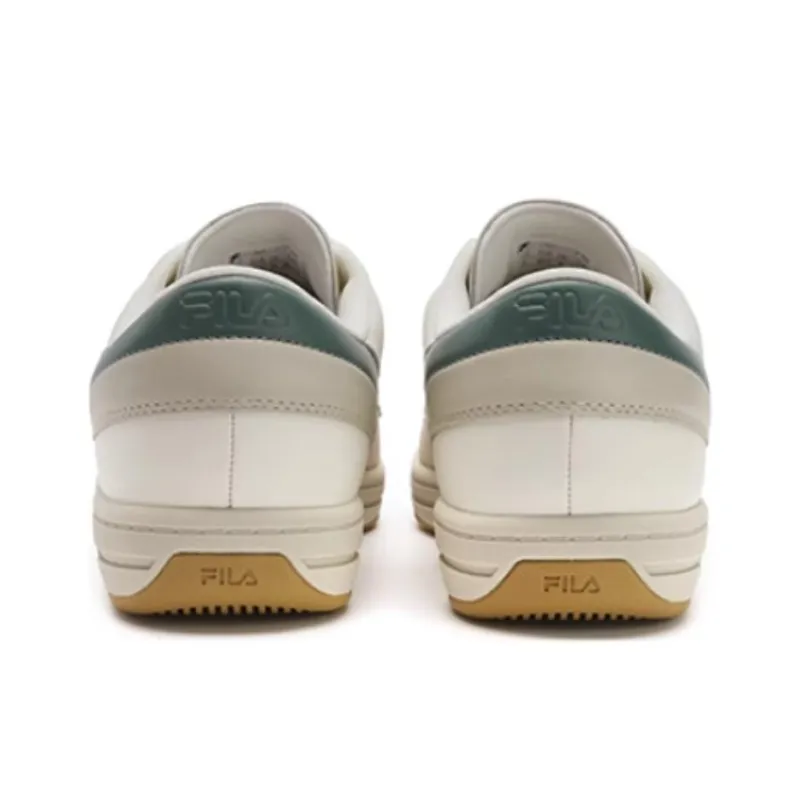 FILA FX 2 Anti Slip Wear Resistant Low Top Skateboard Shoes Men's White Brown-3