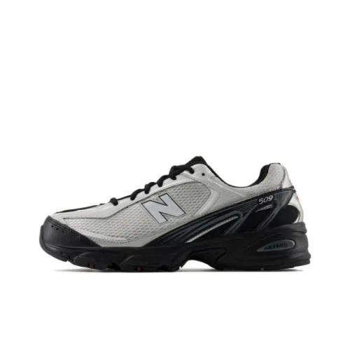 New Balance NB 509 Slip Resistant Low Top Chunky Sneakers Unisex Gray Black