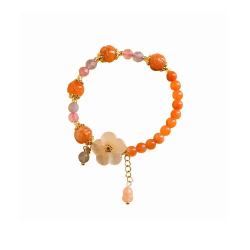 Wanshu Golden Silk Jade Bracelets Women's