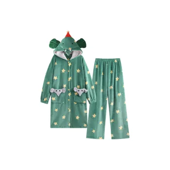 Wabi Town Pajama Set Women's Green
