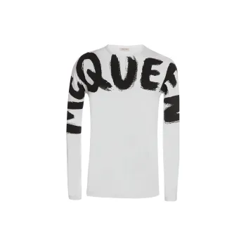 Alexander McQueen T Shirts Men White