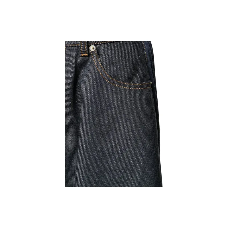 LOEWE Denim Long Skirts Women's Gray-4