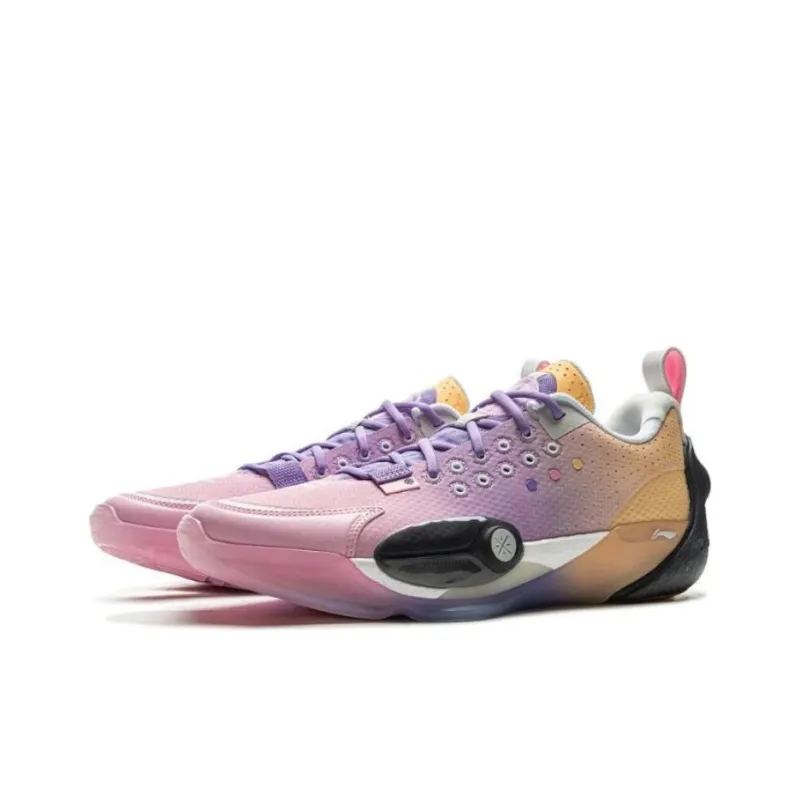 LINING Full City 13 Basketball Shoes Men Low Top Purple-2