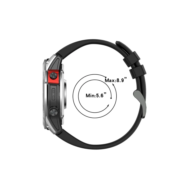 CHRROTA Garmin Compatibility Watch Band Silicone Material-2
