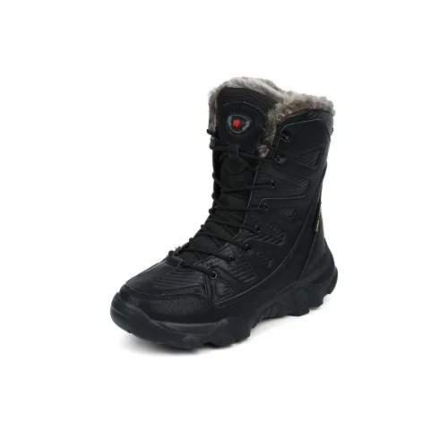 KUPE Slip Resistant Coverage Short Snow Boots Men's