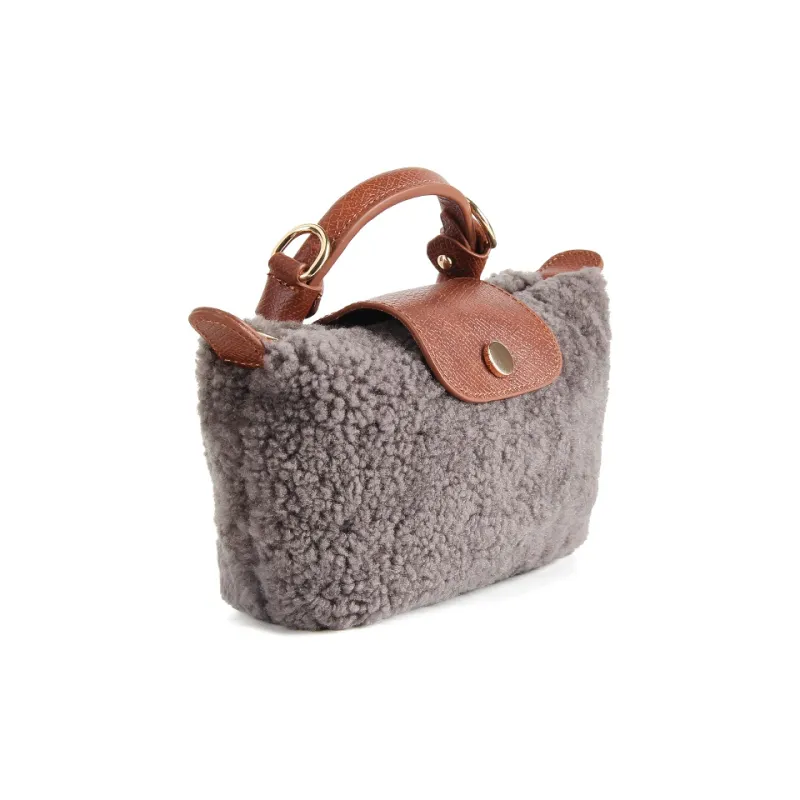 YOCAMU Sherpa Handbag Women's Multicolor-10