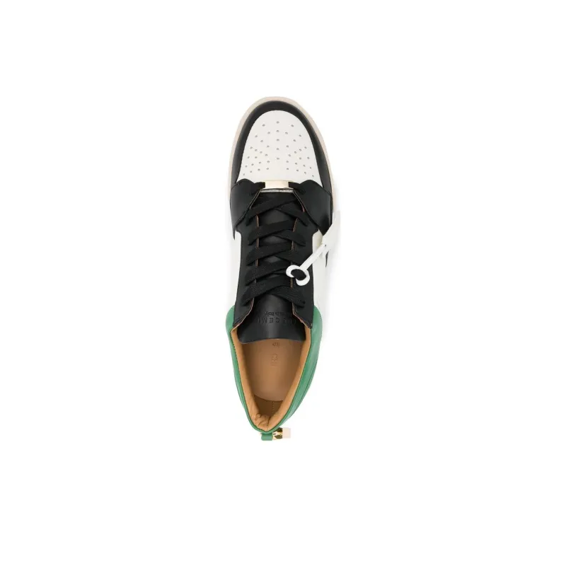 Buscemi Low-Top Skateboard Shoes Men's Green-4