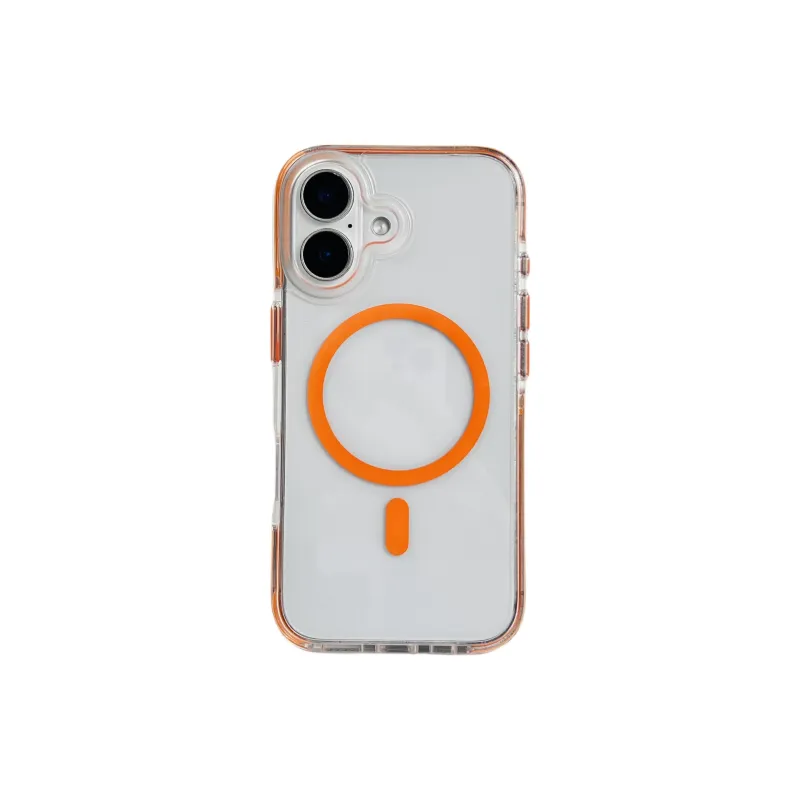 Wei Xin Acrylic Material Transparent Magnetism Phone Cases Compatible With IPhone 16/15 Pro Max/Apple 13/14 Pro/Max-4