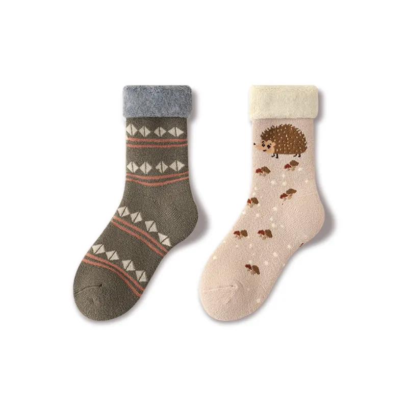 JIAZINI Mid Calf Socks Women's Combo Set-6