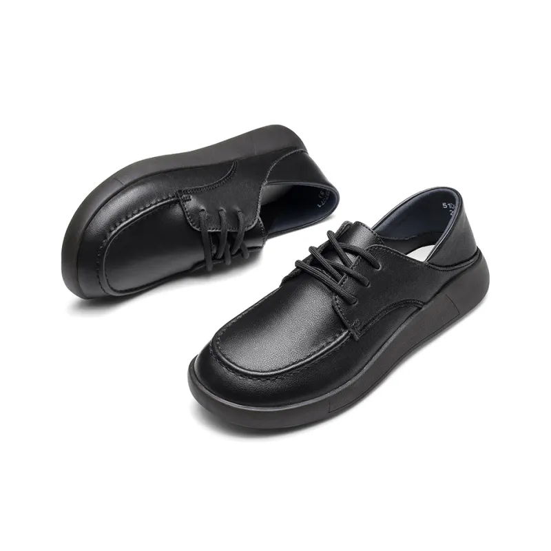 Strongman Women's Casual Shoes Black Beige-4