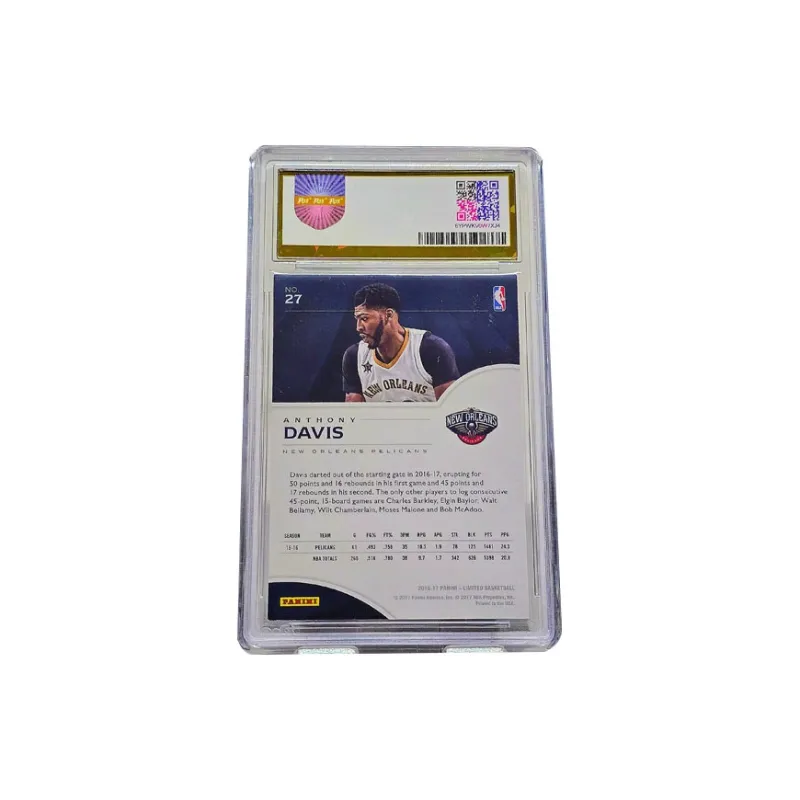 PANINI Brook Anthony Davis Star Card Remait Collection Pelican's Peak Period Serial Numbered 08/25 Graded Cards 1 Pc-1